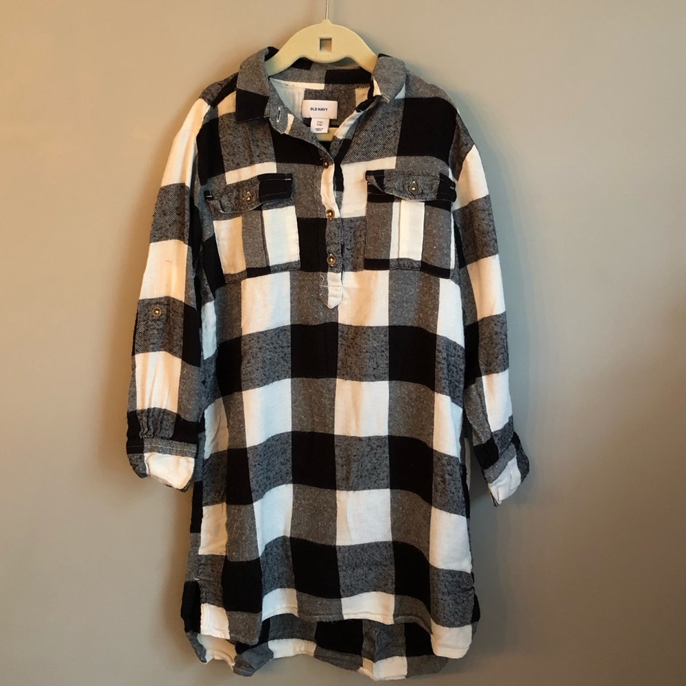 OLD NAVY Buffalo check dress